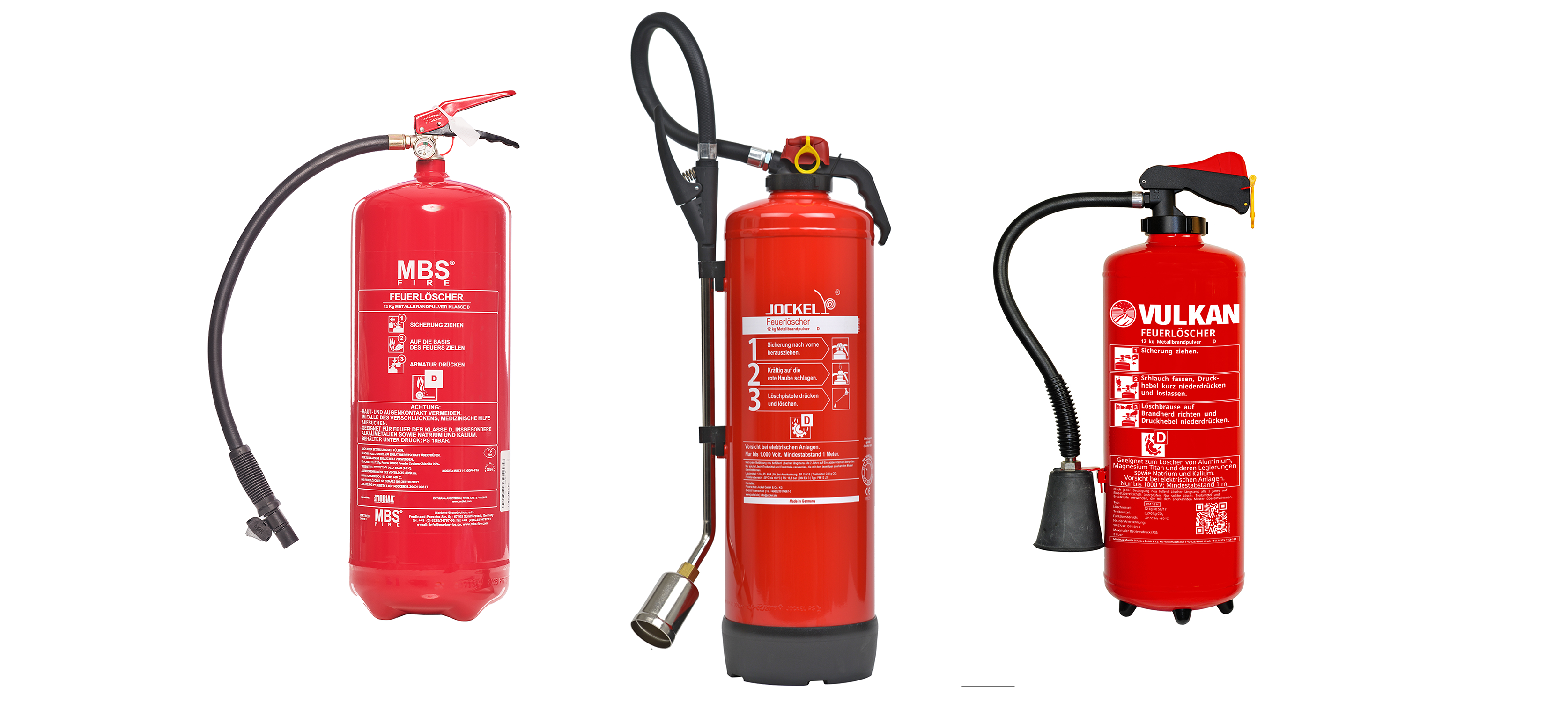 Metallbrand Feuerlöscher