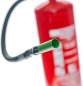 Preview: Protex – Schaum-Feuerlöscher SD6 E – 6 Liter – fluorfrei – für die Brandklassen A und B – Zertifiziert nach DIN EN 3 – 11 kg – mit praktischer Halterung – mit Prüfplakette – Made in EU