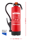 Preview: Jockel F6JX 21CO2 Feuerlöscher inkl. Halterung u. Plakette