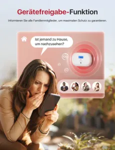 Preview: XC0C-iR Intelligenter Kohlenmonoxidmelder 2,4 GHz Wi-Fi, Stummschaltung per App