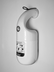 Housegard Pulver-Feuerlöscher Firephant 1 kg, weiß 8A 34B C