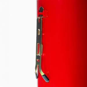 Protex – Schaum-Feuerlöscher SD6 E – 6 Liter – fluorfrei – für die Brandklassen A und B – Zertifiziert nach DIN EN 3 – 11 kg – mit praktischer Halterung – mit Prüfplakette – Made in EU