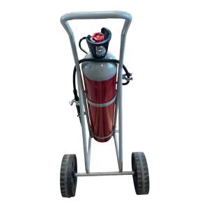 MBS-FIRE (MBK) 30kg  Kohlendioxid CO2 Feuerlöscher fahrbar Löschwagen EN853