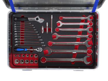 Dönges Handwerkzeugkasten DIN 14881-FWKa, komplett in Firebox mit Schaumeinlage