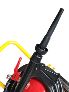 Preview: MBS FIRE (MBK) 50l Schaum Dauerdruck Feuerlöscher fahrbar DIN EN 1866