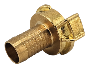 GEKA plus Schlauchstück K 3/4" 19 mm Trinkwasser Sägezahn DVGW Ms. EPDM Dichtung