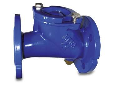 Profec Kugelrückflussverhinderer, mit Anlüftung Sphäroguss (GGG40) Epoxybeschichtung DN80 DIN Flansch 10bar DN80 Blau PN10/16