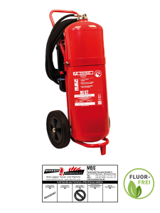 Heimlich S 50 K 50L Schaum fahrbahre Auflade-Feuerlöscher fluorfrei inkl. Plakette