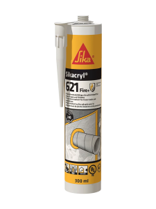 Sika Sikacryl-621 Fire+ Feuerwiderstandsfähiger Acryl-Dichtstoff weiss 300 ml Kartusche