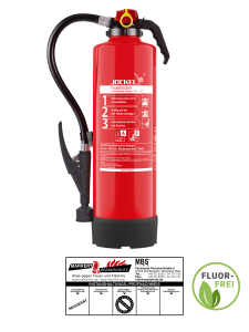Jockel F6JX 21CO2 Feuerlöscher inkl. Halterung u. Plakette