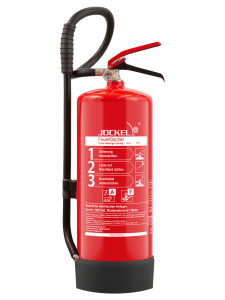 Preview: Jockel 6L Li 6 M Lithiumbrand Feuerlöscher fluorfrei inkl. Halterung u. Plakette