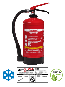 Protex 3L FDA 3 Fettbrand-Feuerlöscher fluorfrei inkl. Halterung u. Plakette