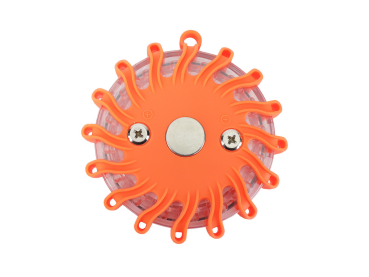 Preview: Dönges Signalleuchte 16 LEDs orange Batterie-Version