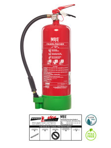 6 Liter Ökologischer Schaum-Feuerlöscher für Fettbrände u. Gastronomie