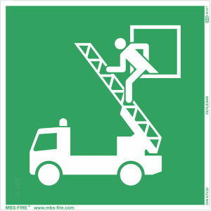 Notausgang-Schild 150x150 Mm Nachleuchtend – Selbstklebend Für Fluchttüren & Notleitern