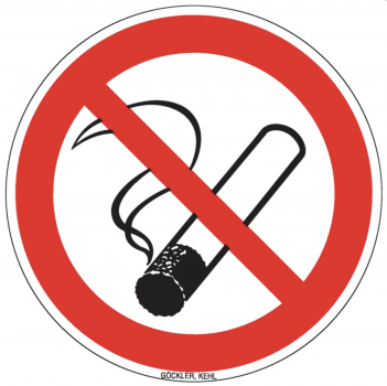 LEMAX Feuerwehrschild „Brandschutztür Schließt Bei Rauch“ – Selbstklebend, 210x74 Mm