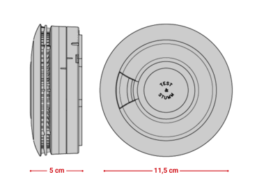 Ei Electronics Ei650RF Funk-Rauchwarnmelder mit 10-Jahres-Batterie