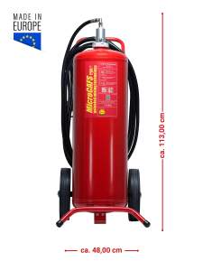 Preview: MicroCAFS 50 Liter MC6SP50T Schaum Feuerlöscher inkl. Plakette