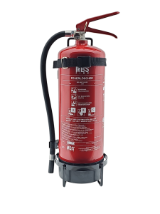 Mobiak KFZ-Feuerlöscherhalterung mit Gurt für 6 kg / 6 l Feuerlöscher