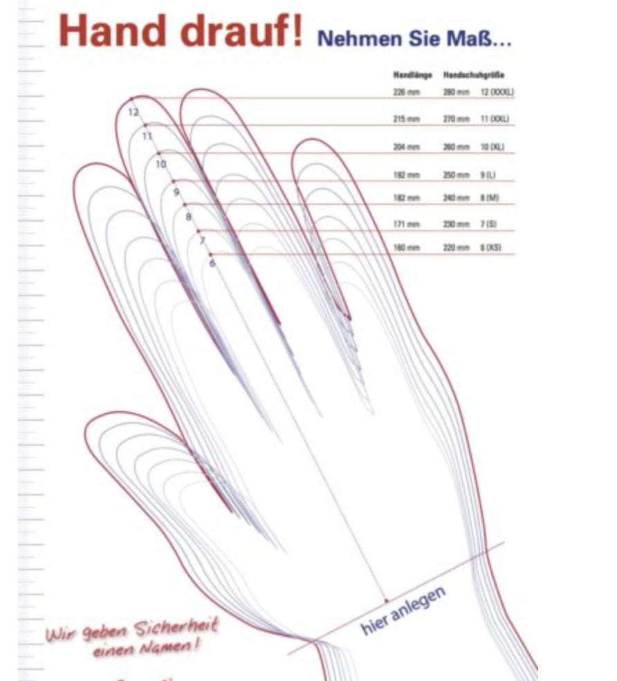Medical Handschuhe Jugendfeuerwehr Handschuhe Gr. 6 - Blaue Schutzhandschuhe Nach EN 388 Feuerwehr Übungshandschuhe