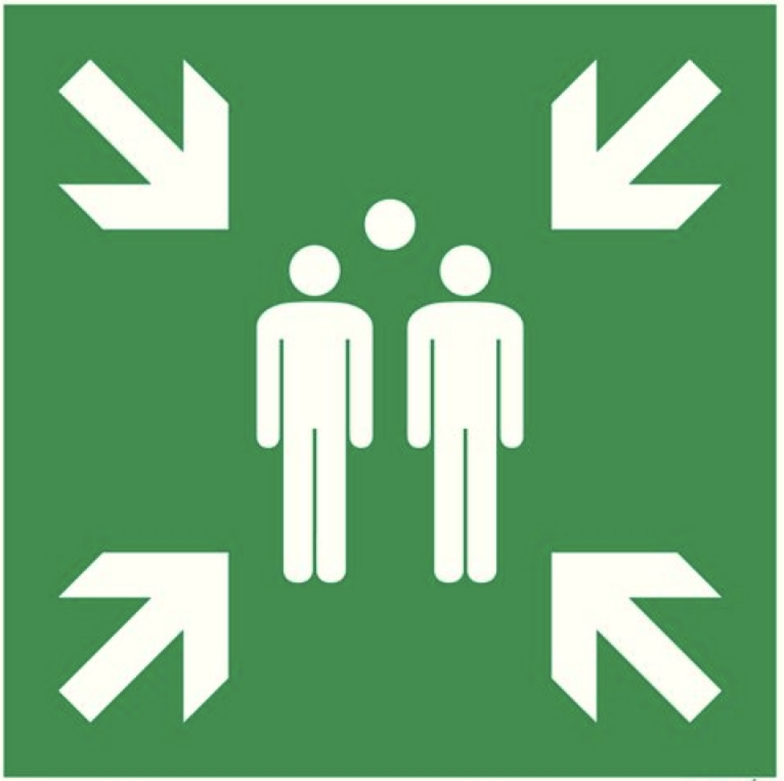 Sammelplatz Schild Mit Pfosten - Robuster Alu-Aufst Produktbild-Vorschau 5