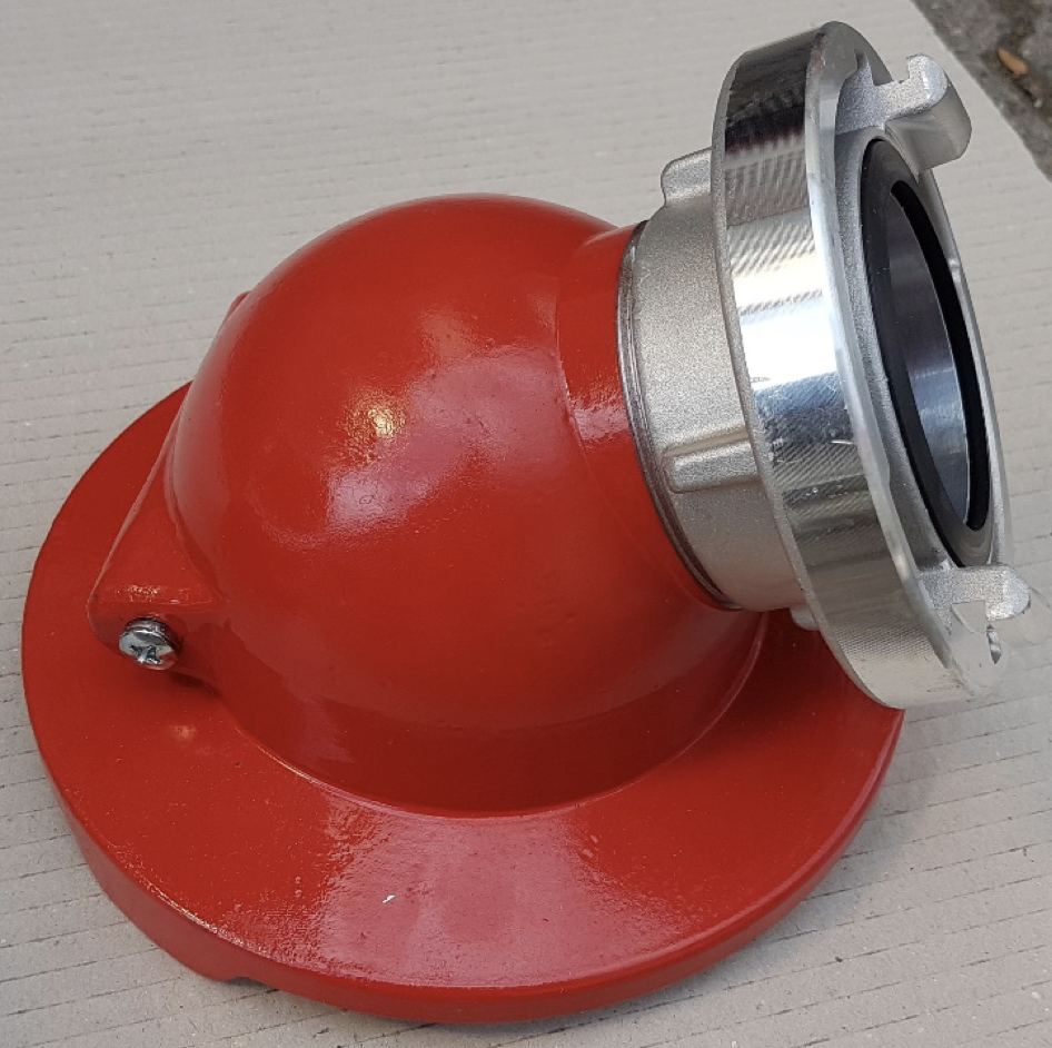 MBS FIRE Schlauchabsperrung Storz D 1" - Feuerwehr Kugelhahn PN16, Messing, Für Waldbrände Geeignet