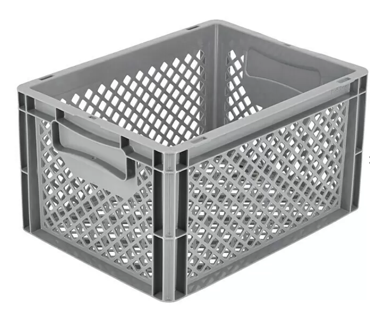 Eurobehälter, Stapelkiste 20 l, 40 x 30 x 22 cm, Offen, Stapelbar