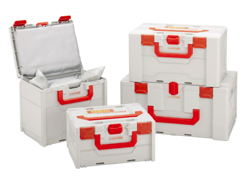 Cemo Akku-Systembrandschutzbox Li-SAFE 3-S, grau