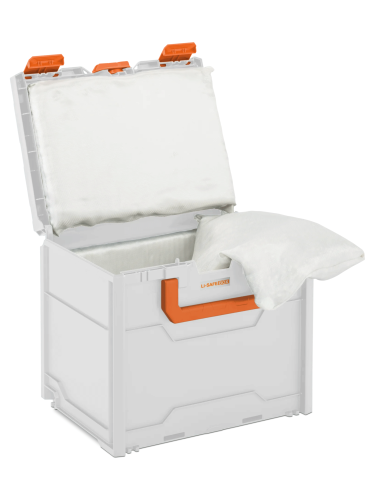 Cemo Akku-Systembrandschutzbox Li-SAFE 3-S, grau