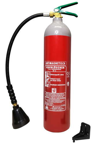 CO2 Kohlendioxid Feuerlöscher ANTIMAGNETISCH ALU