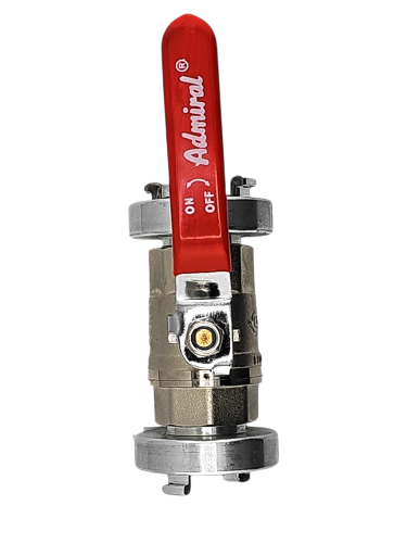 MBS-FIRE Schlauchabsperrung Feuerwehrschlauch Storz D 1" Kugelhahn PN16