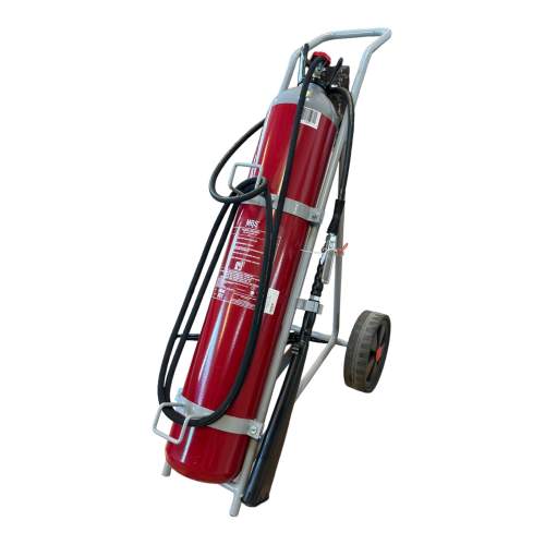 MBS-FIRE (MBK) 30kg  Kohlendioxid CO2 Feuerlöscher fahrbar Löschwagen EN853
