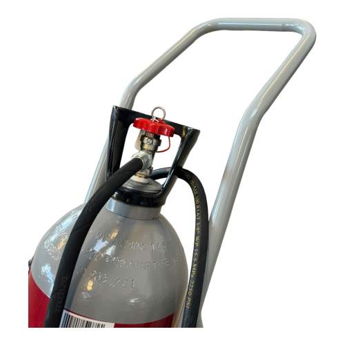 30kg  Kohlendioxid CO2 Feuerlöscher fahrbar Löschwagen EN853