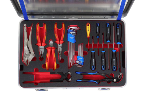 Dönges Handwerkzeugkasten DIN 14881-FWKa, komplett in Firebox mit Schaumeinlage