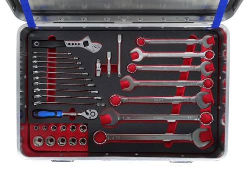 Dönges Handwerkzeugkasten DIN 14881-FWKa, komplett in Firebox mit Schaumeinlage