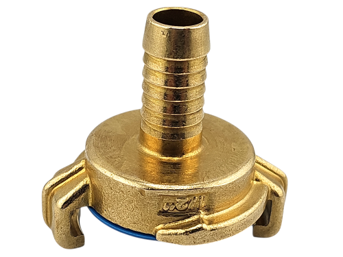 GEKA plus Schlauchstück K 1/2" 13 mm Trinkwasser Sägezahn DVGW Ms. EPDM Dichtung