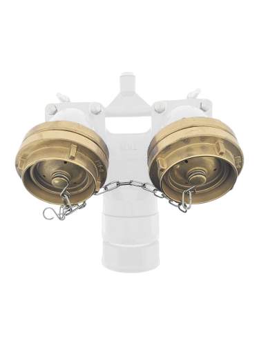 TKW 2x Festkupplung und Blindkupplung für Einspeisearmatur DIN 14461