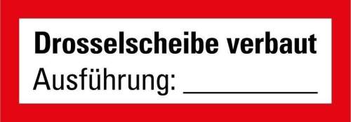 MBS-FIRE Drosselscheibe 22 mm Wandhydrant inkl. 2" Dichtung