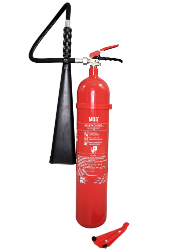 MBS-FIRE (MBK) 5kg Kohlendioxid CO2 Feuerlöscher
