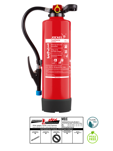 Jockel WM 6 TJX 6l Wassernebellöscher Feuerlöscher 13A Jockel WM 6 TJX 6l Wassernebellöscher Feuerlöscher 13A