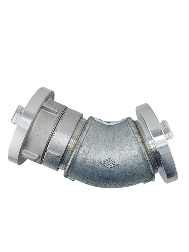 Rohrbogen 45° Storzkupplung Storz B 3" Bogen Krümmer ALU/Temperguss