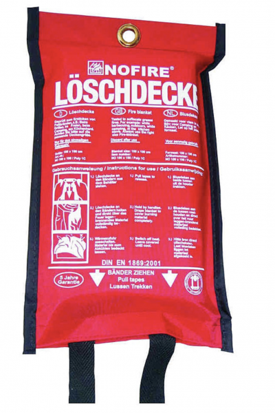 NOFIRE Löschdecke 180x120 cm DIN EN 1869