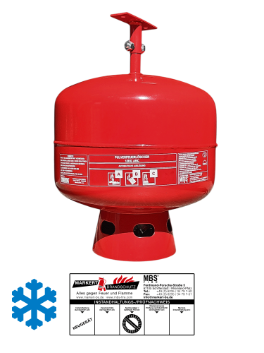 MBS FIRE (MBK) 12kg Automatik Pulver Feuerlöscher Löschanlage, Auslösung 68°C