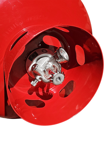 MBS FIRE (MBK) 12kg Automatik Pulver Feuerlöscher Löschanlage, Auslösung 68°C