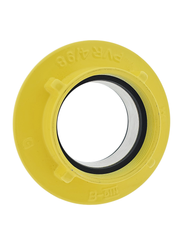 TKW-Armaturen Storz Festkupplung IG B-2 1/2" LM gelb RAL 1016
