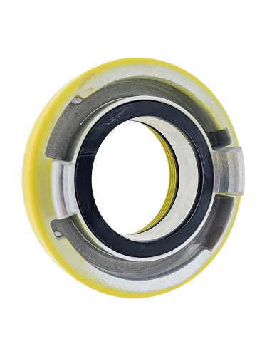 TKW-Armaturen Storz Festkupplung IG B-2 1/2" LM gelb RAL 1016