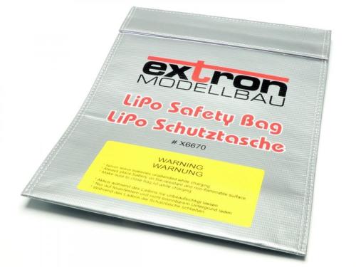 MBS-FIRE Extron LiPo Akku Schutztasche 230×300mm silberkaschiert X6670